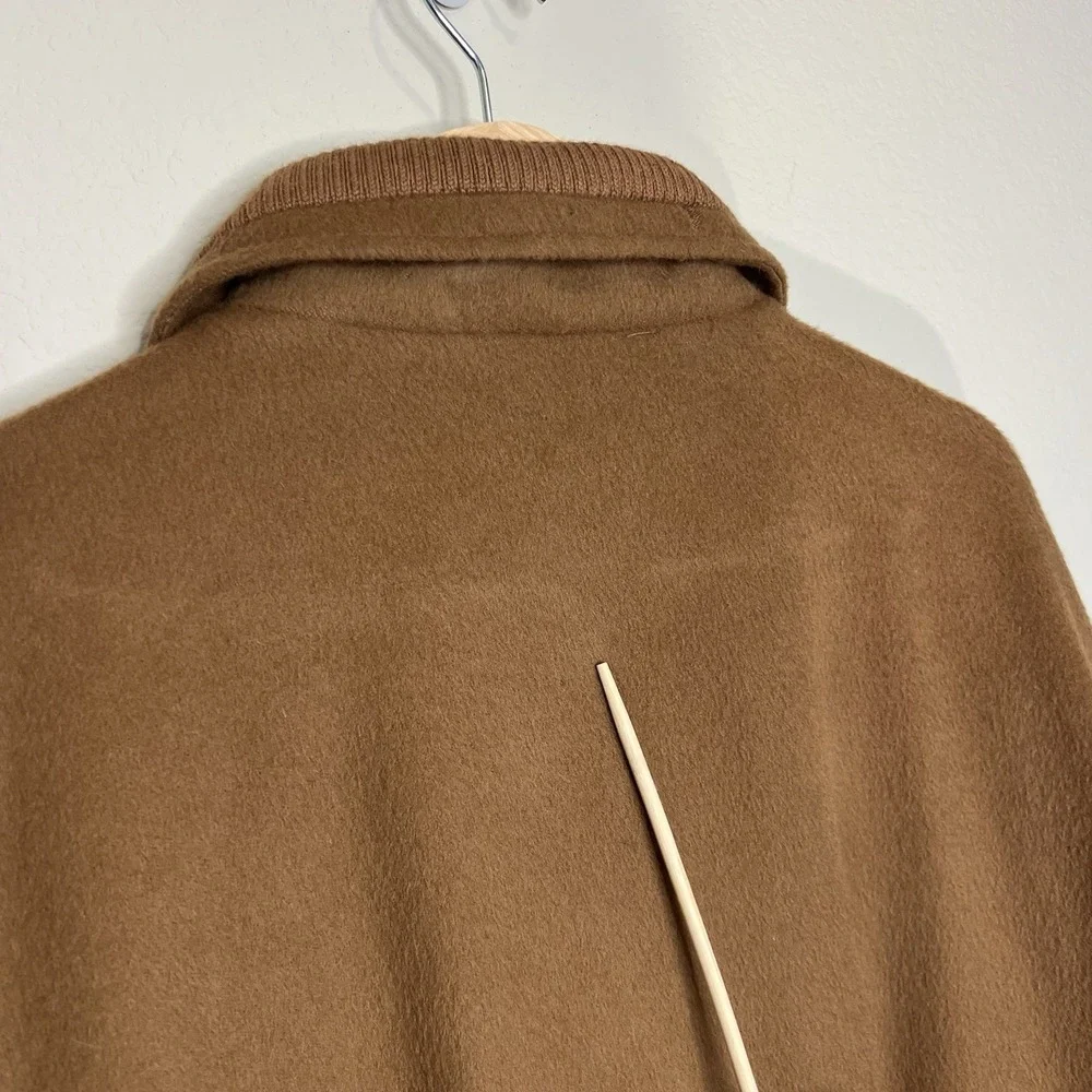 Daniel Cremieux XL Brown Alpaca Wool Jacket Coat Bomber Jacket Men's Grandpa ***